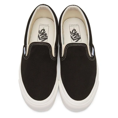 Vans Vault Og Classic Slip-on Lx Sneakers In Black