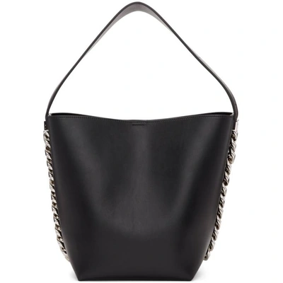 Shop Givenchy Black Infinity Bucket Bag In 001 Black