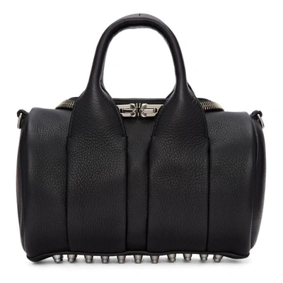 Shop Alexander Wang Black Mini Rockie Bag In 001 Black