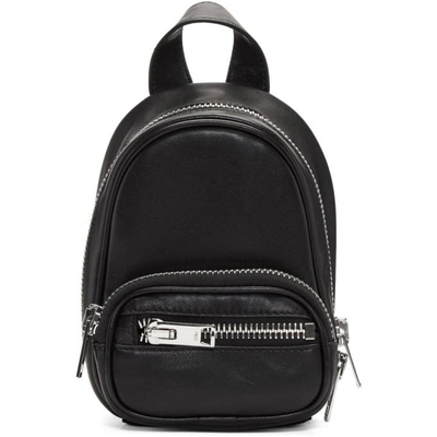 Shop Alexander Wang Black Mini Attica Crossbody Backpack