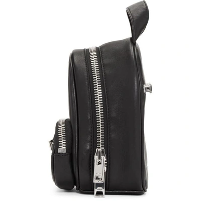 Shop Alexander Wang Black Mini Attica Crossbody Backpack