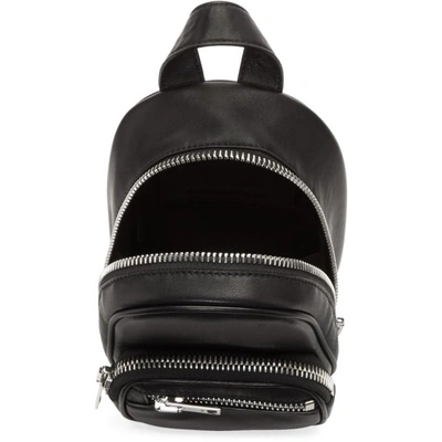 Shop Alexander Wang Black Mini Attica Crossbody Backpack
