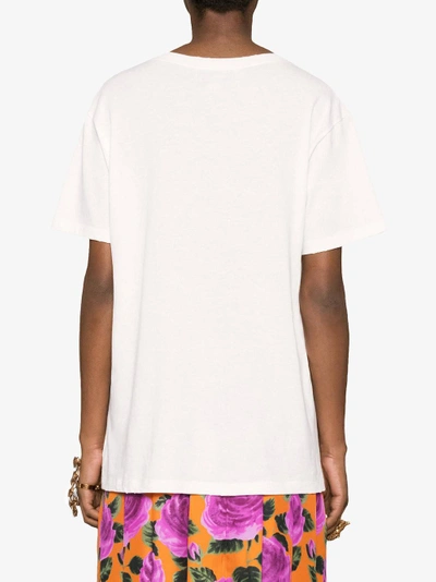 Gucci Logo T-shirt With Mystic Cat