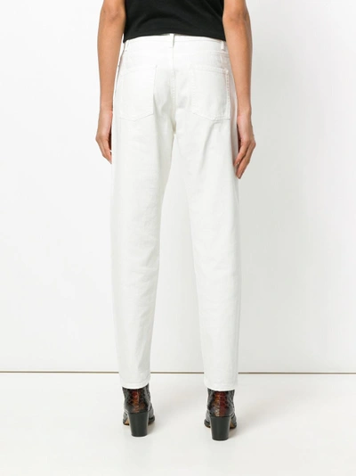 Shop Saint Laurent Tapered Leg Jeans