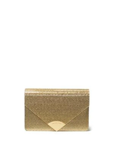 Shop Michael Michael Kors Barbara Envelope Clutch In Gold