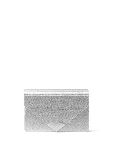 Shop Michael Michael Kors Barbara Envelope Clutch In Silver