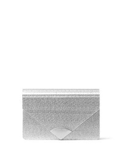 Shop Michael Michael Kors Barbara Envelope Clutch In Silver