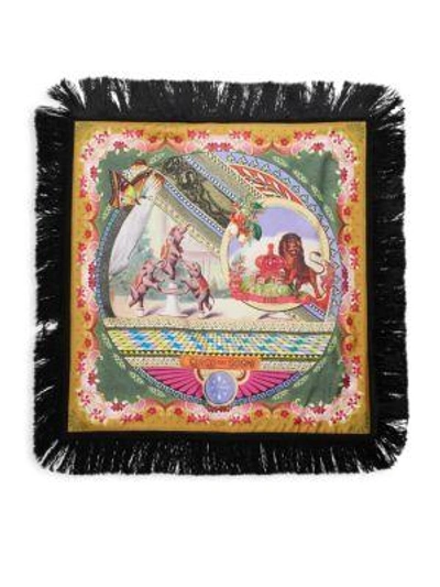 Shop Etro Fringed Circus Scarf In Multi