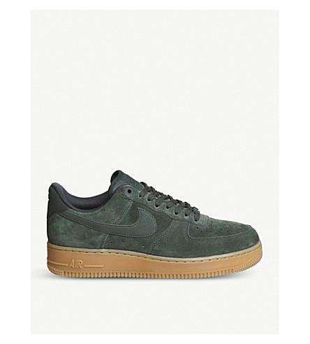 nike green suede trainers