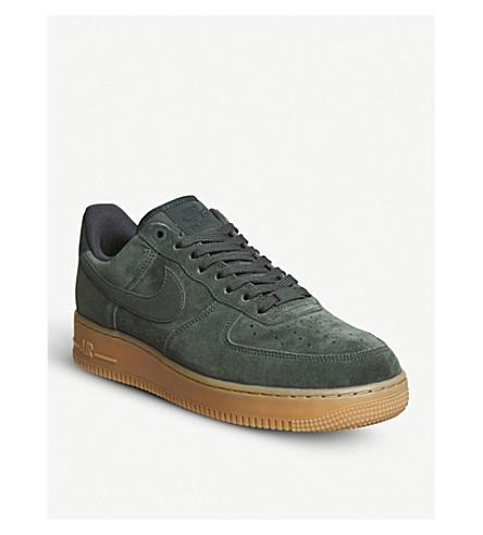 air force one green suede