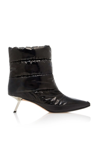 Shop Alchimia Di Ballin Daphne Puffer Bootie In Black