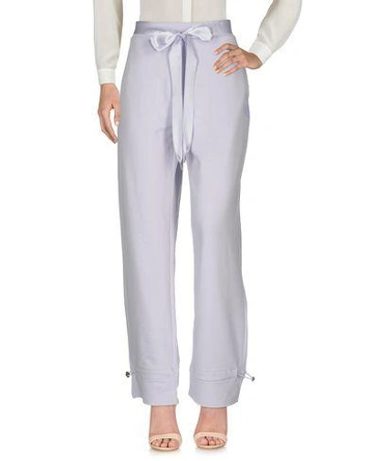 Shop Fenty X Puma Casual Pants In Lilac