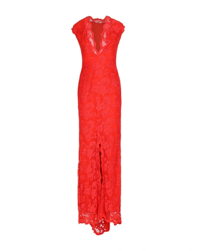Shop Balensi Long Dress In Red