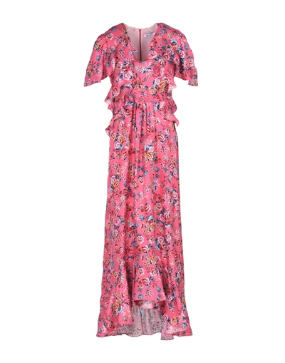 Shop Dondup Long Dresses In Fuchsia