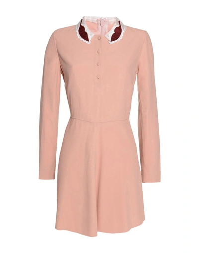 Shop Red Valentino Short Dresses In Pink