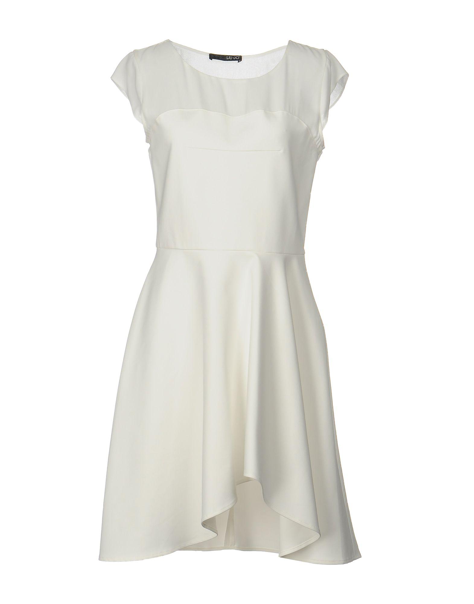 Liu •jo Short Dress In White | ModeSens