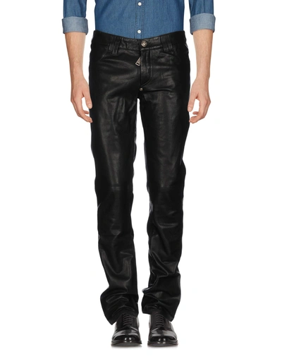 Shop Philipp Plein Casual Pants In Black