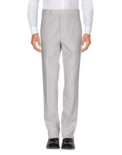 Shop Thom Browne Casual Pants In Light Grey