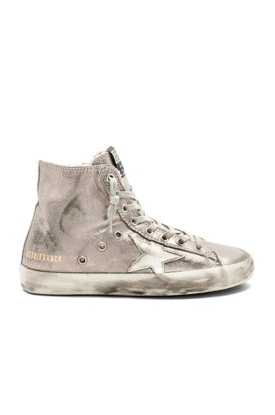 Shop Golden Goose Francy Sneaker In Silver