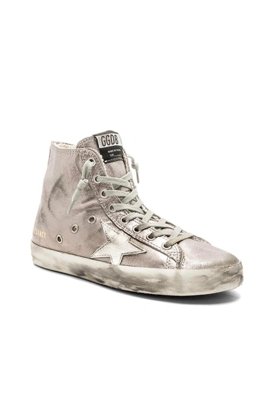 Shop Golden Goose Francy Sneaker In Silver