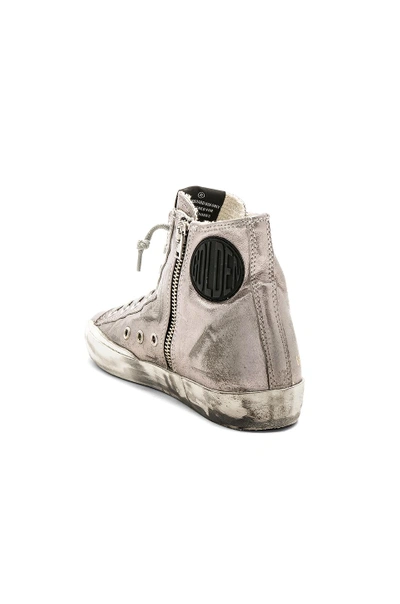 Shop Golden Goose Francy Sneaker In Silver