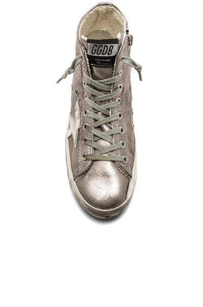 Shop Golden Goose Francy Sneaker In Silver