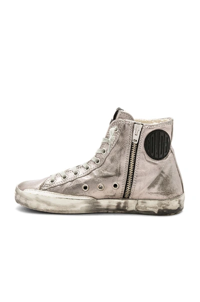 Shop Golden Goose Francy Sneaker In Silver