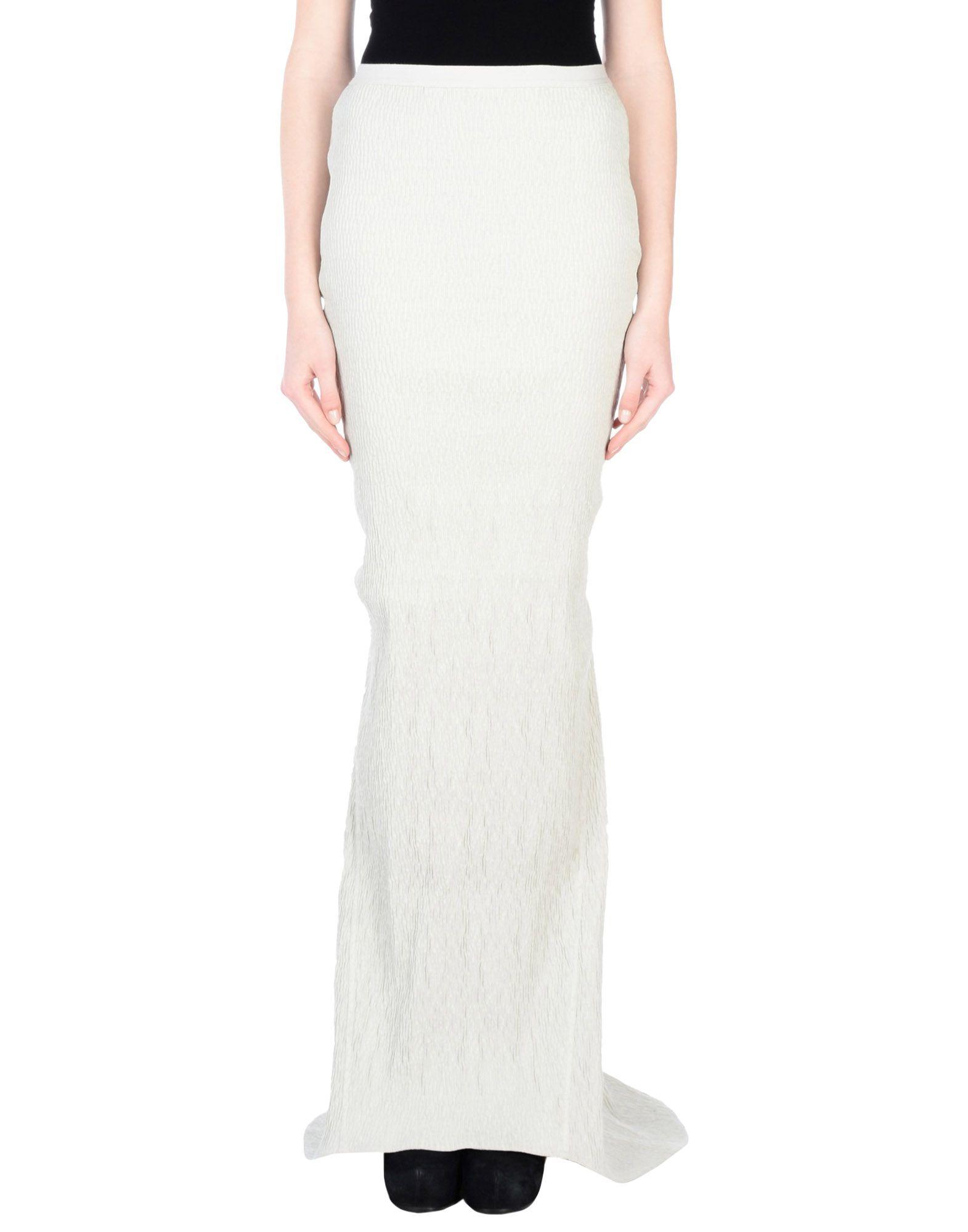 rick owens maxi skirt