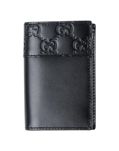Shop Gucci Document Holders In Black