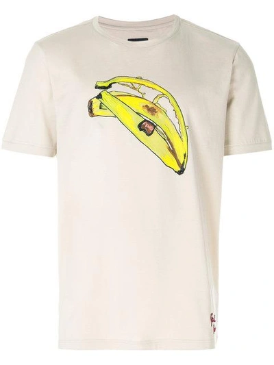 Shop Fendi Banana Peel Print T-shirt