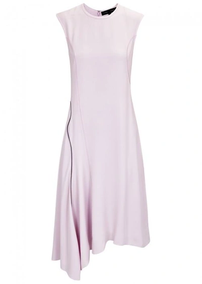 Shop Proenza Schouler Pale Pink Asymmetric Dress In Light Pink