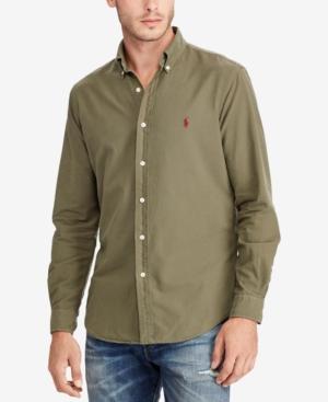 ralph lauren service green shirt