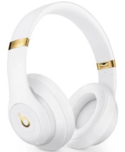 Shop Beats By Dr. Dre Studio 3 Noise-cancelling Wireless Headphones In White