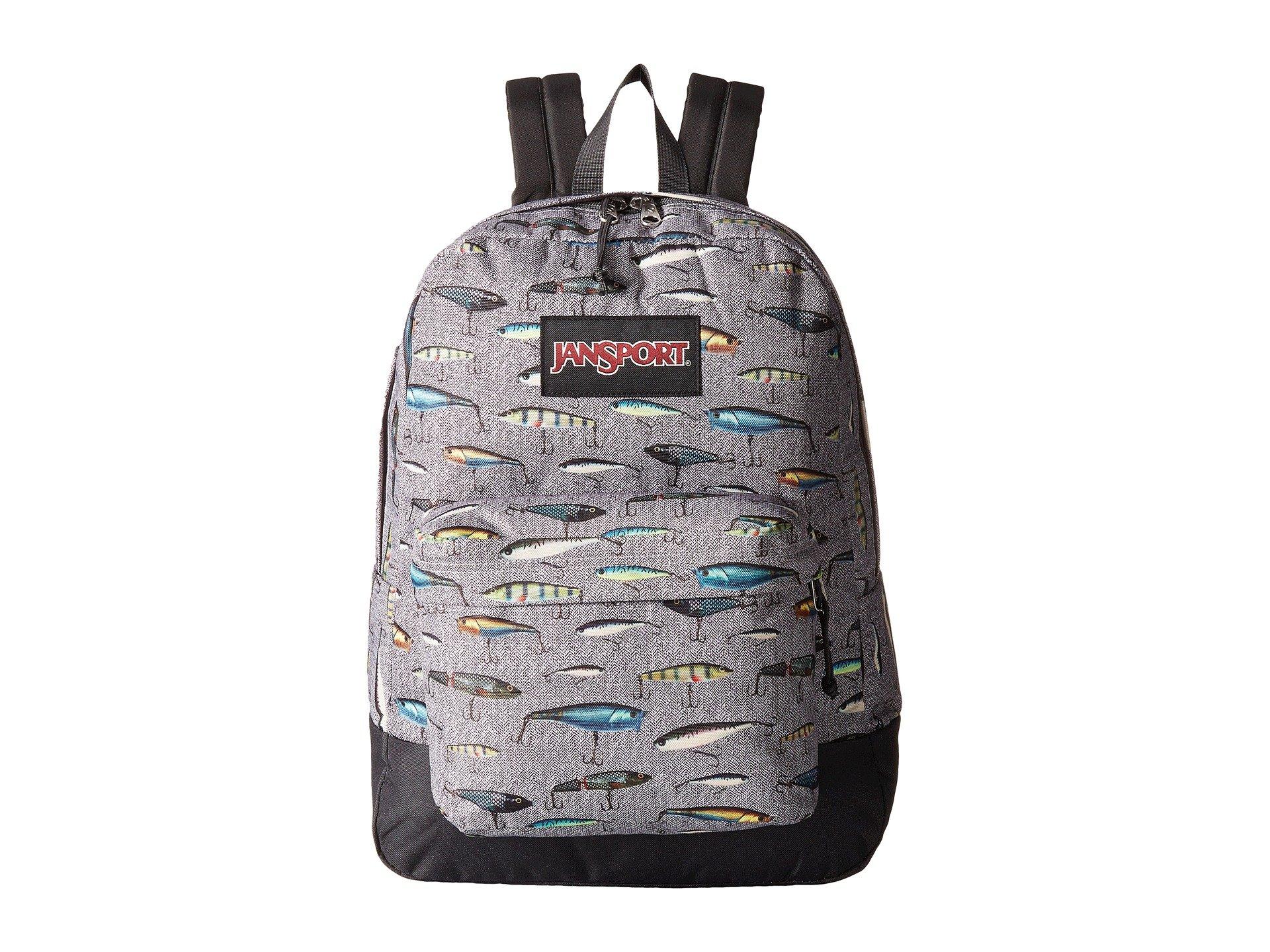 jansport fishing lure backpack