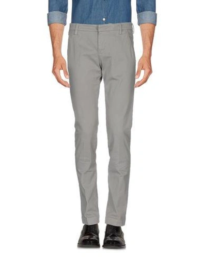 Shop Entre Amis Man Pants Grey Size 46 Cotton, Elastane