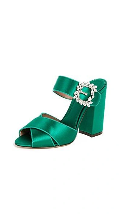 Shop Tabitha Simmons Reyner Pumps In Emerald