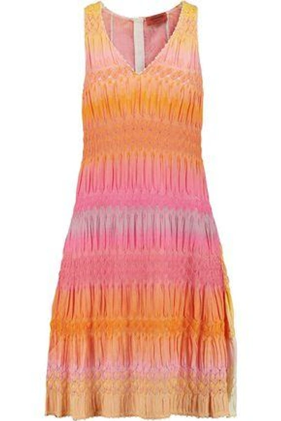 Shop Missoni Woman Crochet-knit Dress Multicolor