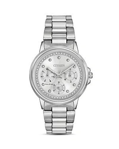 Shop Citizen Silhouette Watch, 36mm In Silver