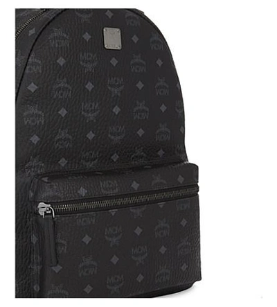 Shop Mcm Stark Medium Backpack In Black
