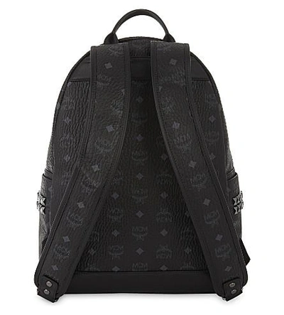 Shop Mcm Stark Medium Backpack In Black