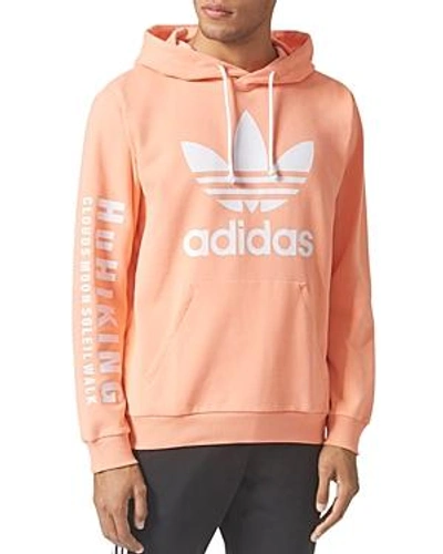 Adidas Originals X Pharrell Williams Hu Hiking Hoodie With Arm Print In  Pink Cy7875 - Pink In Orange | ModeSens