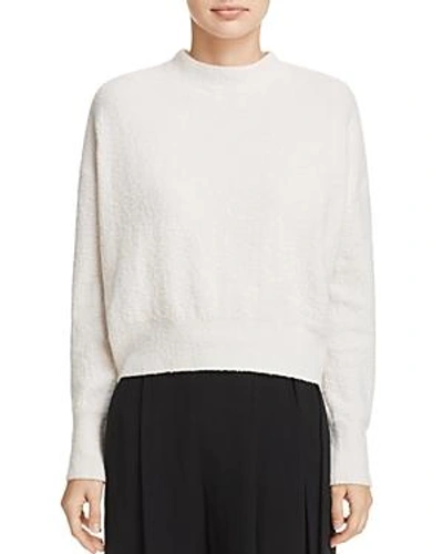 Shop Vince Crewneck Sweater In Off White
