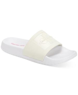 calvin klein pool slides