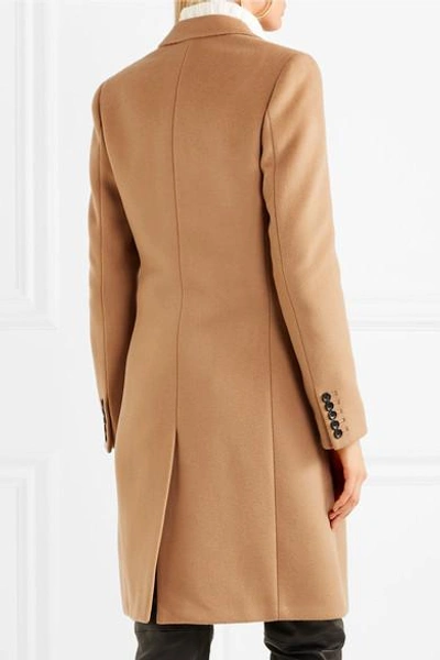 Shop Joseph Man Wool And Cashmere-blend Coat In Camel
