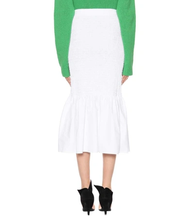 Shop Calvin Klein 205w39nyc Cotton Skirt In White