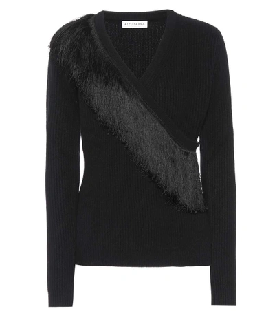 Shop Altuzarra Daumier Wool Top In Black