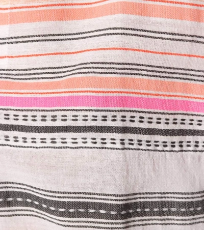 Shop Lemlem Kal Striped Cotton-blend Top In Multicoloured