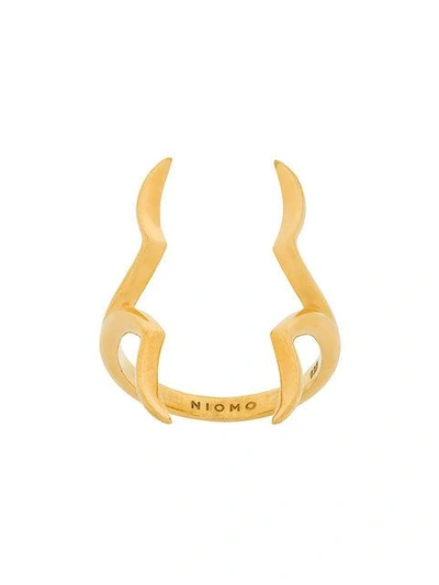 Shop Niomo Zamia Ring - Metallic