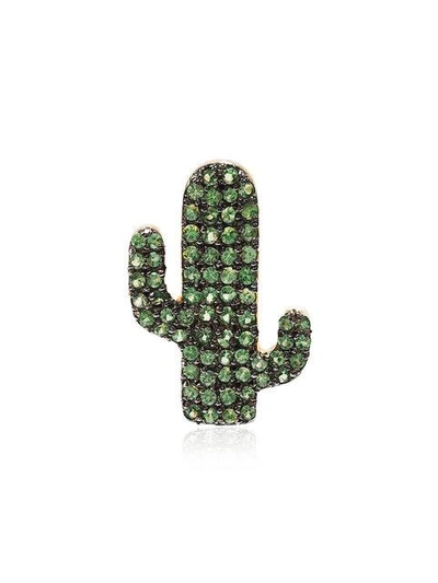 Shop Ileana Makri Tsavorite Cactus Pendant Necklace