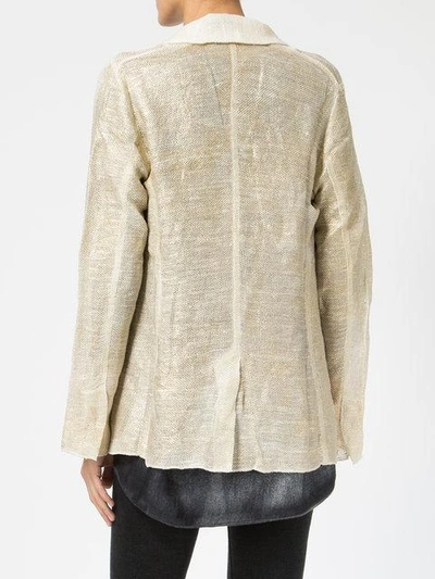 Shop Avant Toi Soft Blazer In Neutrals